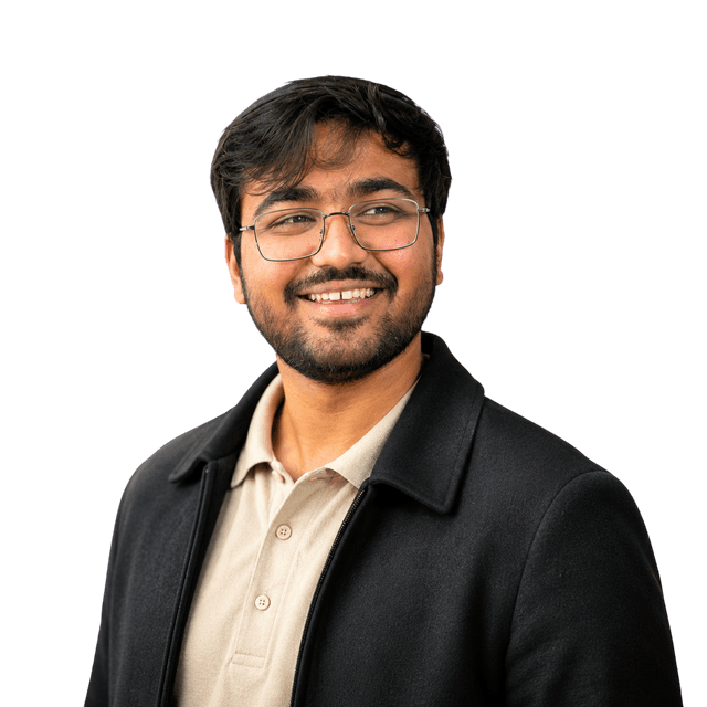 Portrait of Naimish Lukhi, software engineer